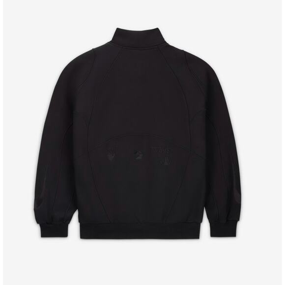 NWOT Nike x Off-White Mock-Neck Tracksuit Jacket in Black size XS Y2K Streetwear - Picture 2 of 7